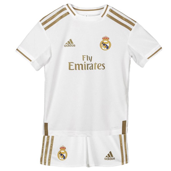 Camiseta Real Madrid Replica Primera Ropa Niño 2019/20 Blanco